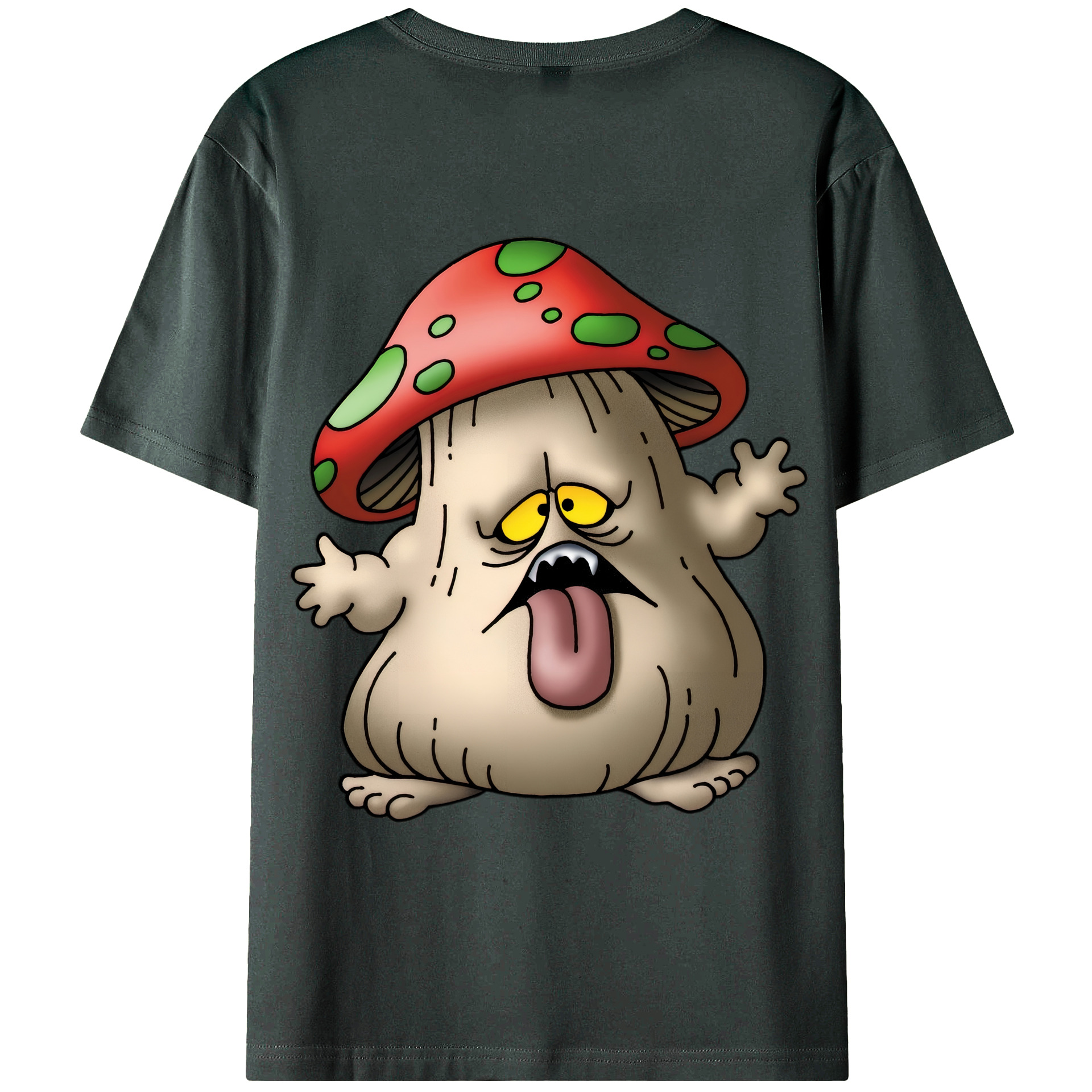 （画像用） ドラゴンクエスト Doragon Kuesuto Dragon Quest 綿100％ メンズ半袖Tシャツ（バックプリント） 通気性